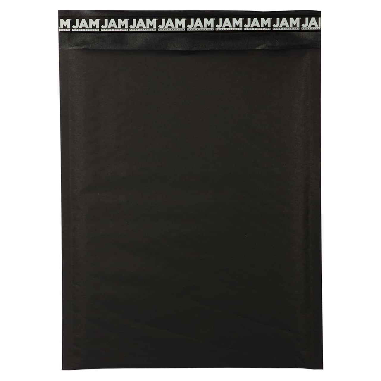 JAM Paper Black Kraft Bubble Lite Padded Mailers, 25ct.